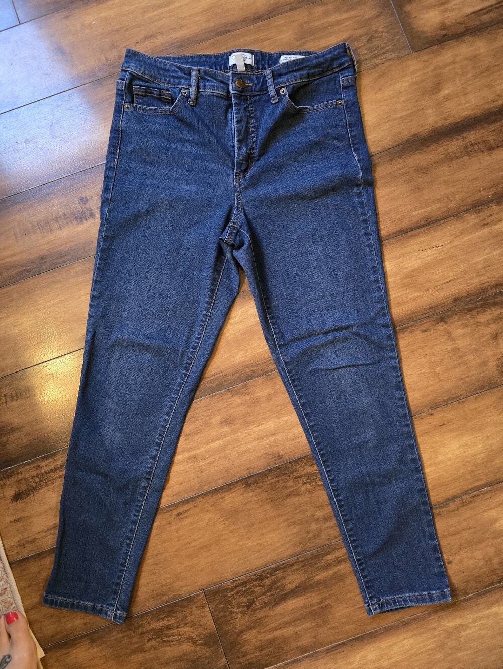 Jessica Simpson Women's Skinny Jeans in Dark Blue Wash